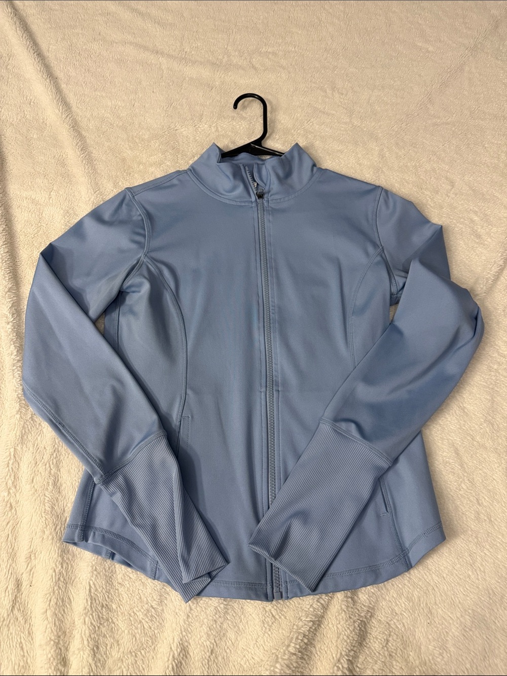 Velocity Light Blue Full-Zip Utility Jacket